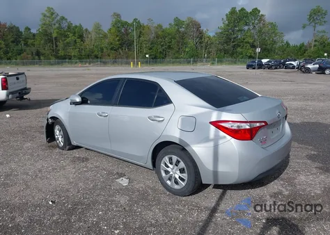 2015 Toyota Corolla L from USA, damaged, VIN 2T1BURHE1FC323926